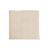 SOGA Beige Chevron Square Cushion Soft Leaning Plush Backrest Throw Seat Pillow