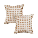 SOGA 2X 50x50cm French Cushions – 18cm Thick Cotton Floor Pads