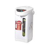 SOGA 4.2L White Plastic Exterior Electric Thermal Pot Dispenser with 3 Dispensing Modes
