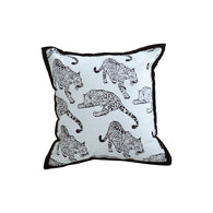 SOGA 45cm Throw Pillow White Leopard Light Luxury Decorative Cushion for Living Room