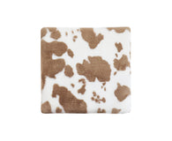 SOGA Brown Cow Print Cushion Plush Seat Back Pillow