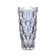 SOGA 29.5cm Glass Grey Vase Crystal VASE Thick Modern, Home Decor