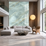 SOGA Peel & Stick Floor and Wall Tiles 30 x 60cm 10 Pack Jade Faux Marble