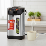 SOGA 2X 3.2L Silver Stainless Steel Electric Thermal Pot Dispenser with 3 Dispensing Modes