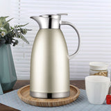 SOGA 2X 1.8LSilver Double-Wall vacuum with 2 layers stainless steel Construction Thermal Flask