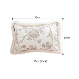 SOGA 30CM Light luxury Retro Pillow French Style Cover Case Cushion Throw Pillow