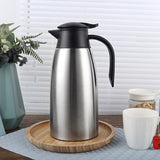 SOGA 2X 2.0L Silver Color 3-Layer Stainless Steel Vacuum Durable Thermal Flask