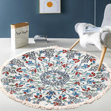 SOGA 120cm Mandala Area Rug for Living Room Lounge Bedroom Anti-slip Doormat Home Decor