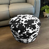 SOGA 2X 48x35cm Round Soft Pouffe Seat Cushion Elegant Home Accent Décor Stylish Footstool