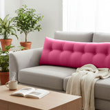 SOGA 180cm Pink Triangular Wedge Bed Pillow Headboard Backrest Bedside Tatami Cushion Home Decor