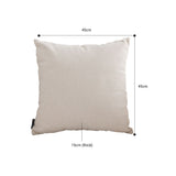 SOGA 45cm Square Soft Polyester Luxury Count Modern Fashion Throw Pillow