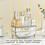 SOGA 2X 3 Tier Transparent Multifunctional Countertop Cosmetic Storage Makeup Skincare Holder Jewelry Cabinet Bathroom Desk Drawer Vanity Organiser