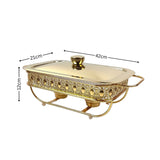 SOGA 2L Lace Dining Stove Cooking Appliance with Gold Color Kitchen Essential