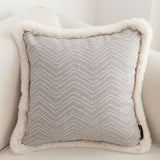 SOGA 2X 45cm Wabi-sabi Herringbone Square Throw Pillow