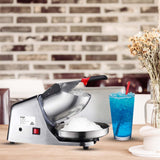 SOGA 2x Commercial 300W Dual Blade Electric Ice Shaver Machine Smoothie Maker