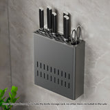 SOGA 2X  Wall Mounted Kitchen Knife Storage Rack Space-Saving Organiser