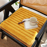 SOGA Golden Corduroy Cushion Plush Seat Backrest Pillow