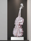 SOGA 75cm Crystal Violin Sculpture – Home Decor