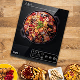 SOGA 2X 35.5cm Cooktop Electric Smart Induction Cook Top Portable Kitchen Cooker Cookware