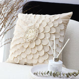 SOGA 2X 45cm Pillow Sunflower Cover 100% Cotton Covers Linen Case Cushion Throw Pillow