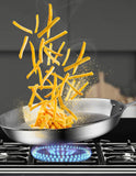 SOGA Stainless Steel Fry Pan 22cm 36cm Frying Pan Top Grade Skillet Induction Cooking FryPan