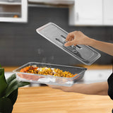 SOGA Clear Gastronorm 1/1 GN Lid Food Tray Top Cover Bundle of 2