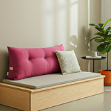 SOGA 100cm Pink Triangular Wedge Bed Pillow Headboard Backrest Bedside Tatami Cushion Home Decor
