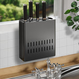 SOGA 2X  Wall Mounted Kitchen Knife Storage Rack Space-Saving Organiser