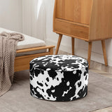 SOGA 2X 48x35cm Round Soft Pouffe Seat Cushion Elegant Home Accent Décor Stylish Footstool