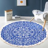 SOGA 120cm Mandala Round Tapestry Indian Area Rug for Living Room Lounge Anti-slip Doormat Home Decor