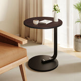 SOGA 2X 50cm Wood Board Mini Side Table Movable Lightweight w/ Black Frame