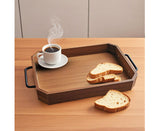 SOGA 39.1x25.4x5cm Paulownia Wood Serving Tray