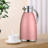 Soga 2.3L Rose Color 3-Layer Vacuum Insulated Stainless Steel Flask  Ideal for Home and office Office