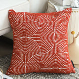 SOGA 45Cm Orange Oversized Pillow Perfect Cinnabar Outdoor/Indoor Lumbar Throw Pillow