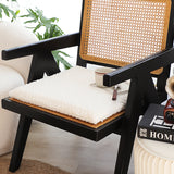 SOGA White Chevron Cushion Soft Plush Backrest Pillow