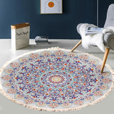 SOGA 120cm Mandala Area Rug for Living Room Lounge Bedroom Anti-slip Doormat Home Decor