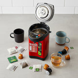 SOGA 2X 4.2L Red Stainless Steel Electric Thermal Pot Dispenser with 3 Dispensing Modes