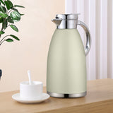 Soga 1.8L GoldColor 3-Layer Vacuum Insulated Stainless Steel Flask  Ideal for Home and Office