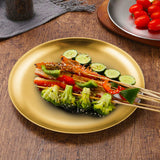 SOGA 30cm Premium Gold Grilling Plate  Durable, Heat-Resistant, Perfect for BBQs and Outdoor Cooking Kitchen Essential