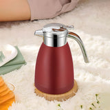 SOGA 2.2L Stainless Steel Water Bottle Insulated Vacuum Flask Coffee Jug Thermal Red