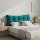 SOGA 2X 120cm Blue Green Triangular Wedge Bed Pillow Headboard Backrest Bedside Tatami Cushion Home Decor