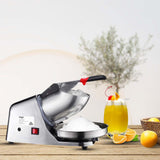 SOGA 2x Commercial 300W Dual Blade Electric Ice Shaver Machine Smoothie Maker