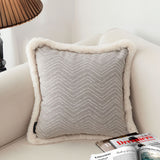 SOGA 2X 45cm Wabi-sabi Herringbone Square Throw Pillow