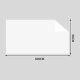 SOGA 2X 90cmx500cm Clear Dry Erase Adhesive Whiteboard Wall Surface Peel Sticker Sheet