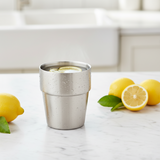 SOGA 175ml Stainless Steel Cups Set of 6 Reusable Durable Silver Drinking Tumblers