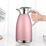 Soga 1.8L Rose Color 3-Layer Vacuum Insulated Stainless Steel Flask  Ideal for Home and Office