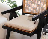 SOGA 2X Beige Chevron Square Cushion Soft Leaning Plush Backrest Throw Seat Pillow