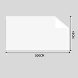 SOGA 2X 45cmx500cm Clear Dry Erase Adhesive Whiteboard Wall Surface Peel Sticker Sheet