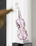 SOGA 75cm Crystal Violin Sculpture – Home Decor