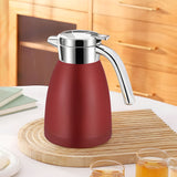 SOGA 2.2L Stainless Steel Water Bottle Insulated Vacuum Flask Coffee Jug Thermal Red
